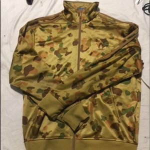 Adidas Camo track jacket